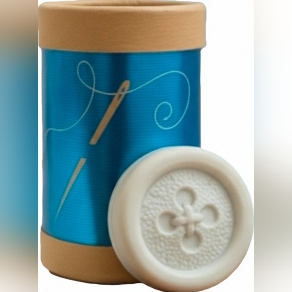 Soap - 5 Avon Vintage Button Themed Scented Guest Soap